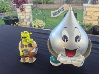 Hersey Kisses And Shrek Candy Dispenser