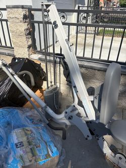 chest support rows and chest press machine combo
