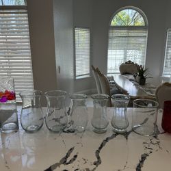glass vases 