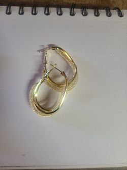 Gold Hoop Earrings 