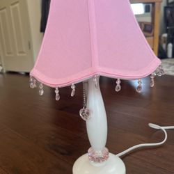 Pink Desk/bedside Lamp 