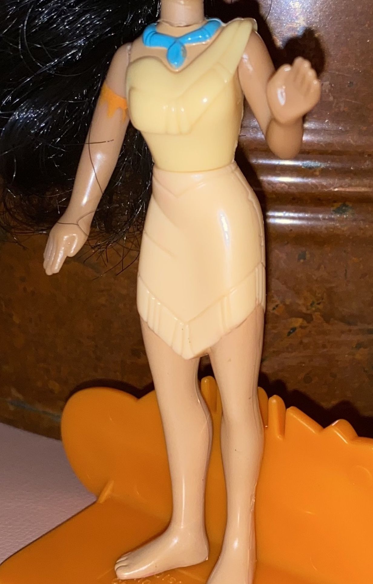 WALT DISNEY'S MASTERPIECE COLLECTION CINDERELLA/POCAHONTAS 1996 HAPPY MEAL TOY