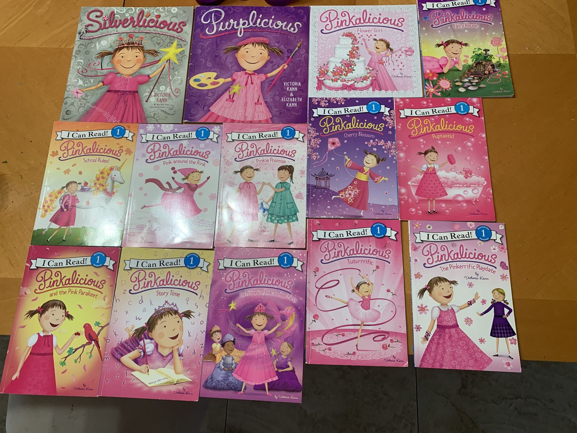 Silverlicious, Purplicious, & various I Can Read! Pinkalicious titles 14 books Coral Springs 33071