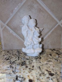collectible white porcelain figurine