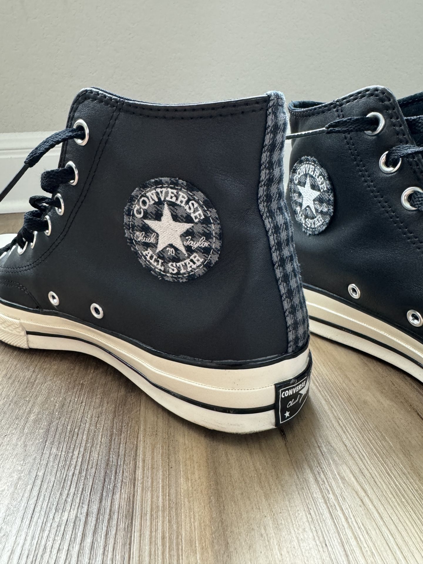 Leather Converse 