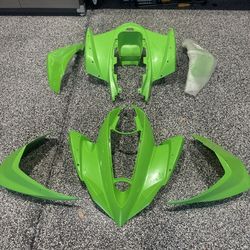 2008 to 2014 KFX450R Kawasaki quad plastics kit