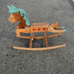 Wooden Rocking Horse