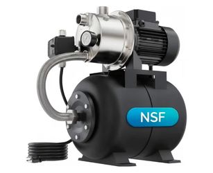 Aquastrong 115V Shallow Well Garden Pump, Stainless Steel, 1320 GPH, Automatic Water Booster Jet Pump for Home, Garden, Lawn,Irrigation,1.6 HP with Pr