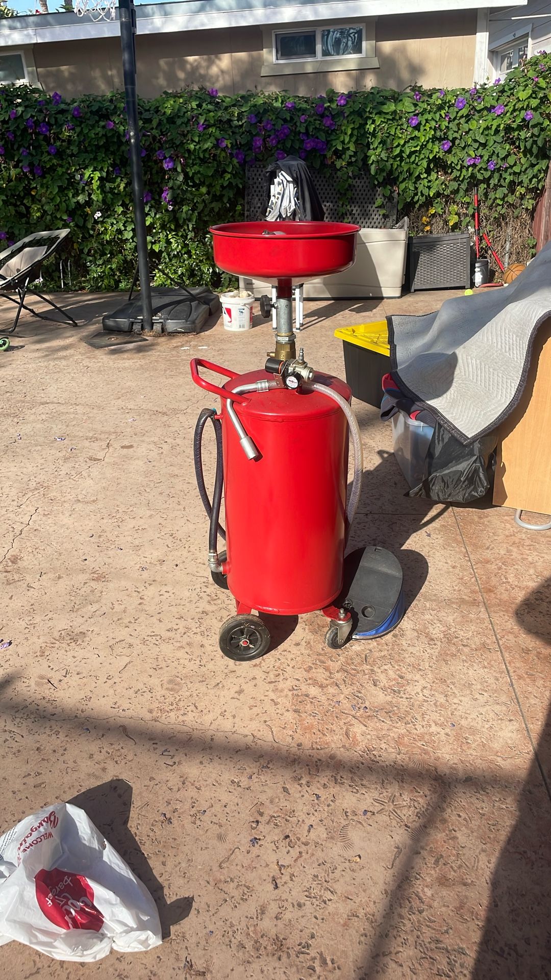 ARKSEN 20 Gallon Waste Oil Change Tank,
