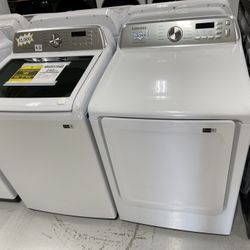 Overstock washer top and dryer