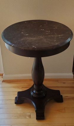 Marble Top Round Table
