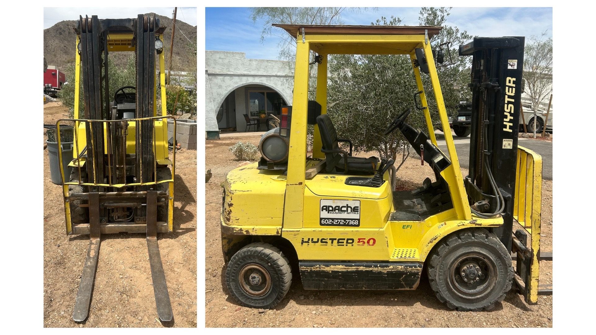 Hyster H50XT Propane Forklift (5,000 lb Capacity)