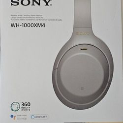 Sony WH-1000xm4 Wireless Noice Canceling Headphones. Open Box