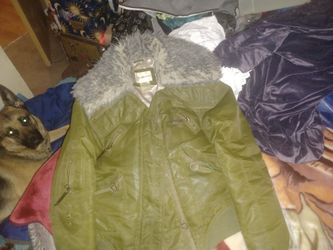 Green army jacket