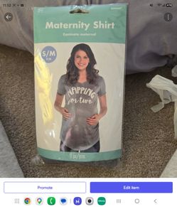 Maternity shirt.