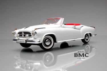 1960 Borgward Isabella Cabrio, white, 1:18 Diecast model car from Revell