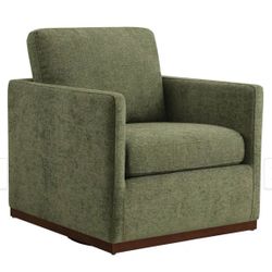 Swivel Accent Chair, FSC Certified Mid Century Modern Arm Chair for Living Room and Bedroom, Fully A