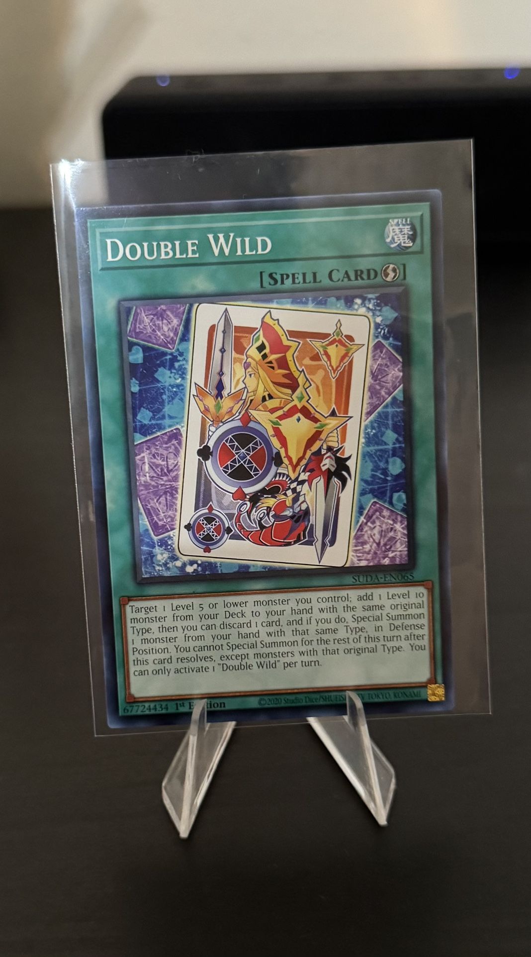 Double Wild Yu Gi Oh Card SUDA-EN 065