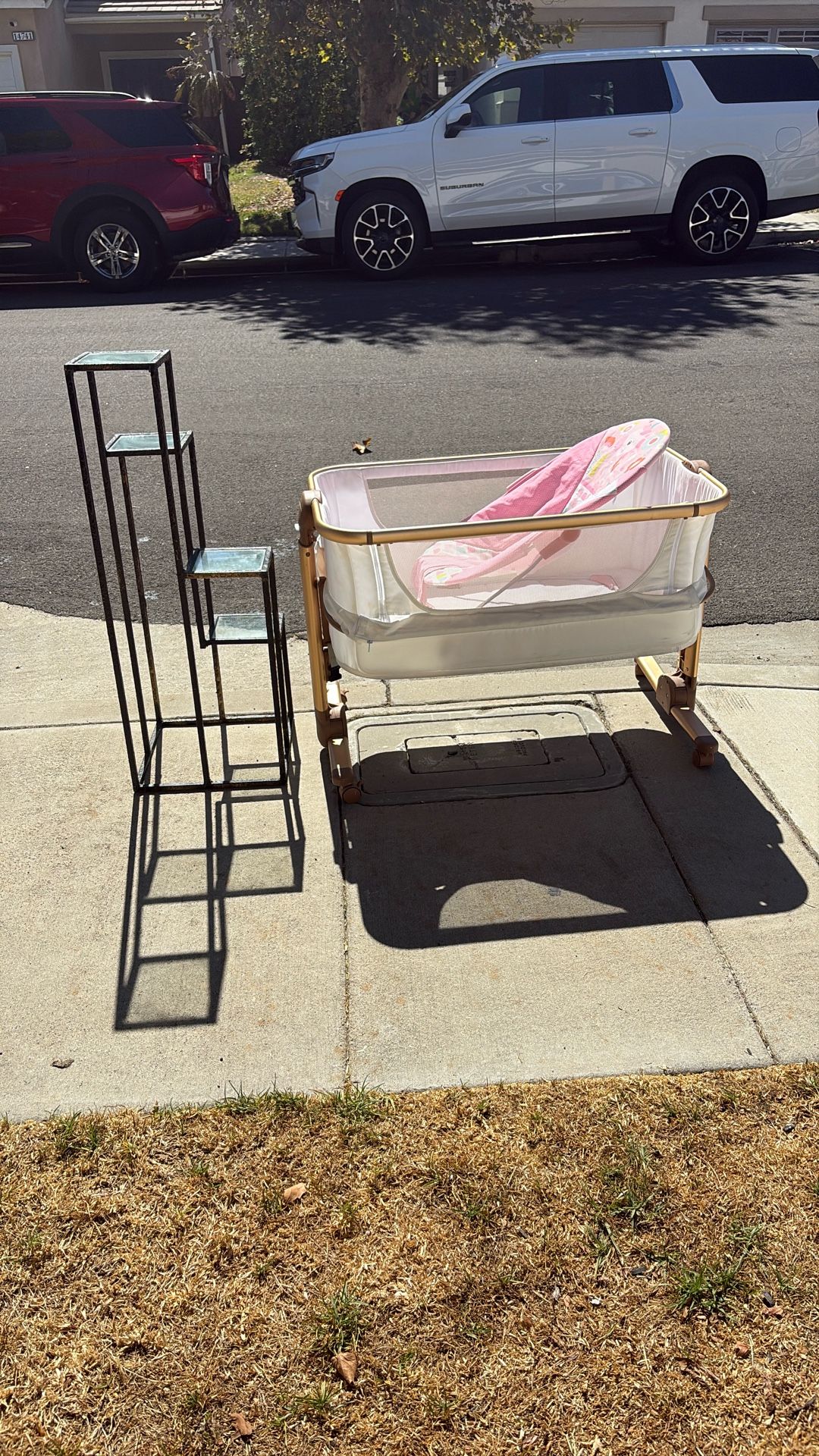 Plant Stand And Baby Chair 