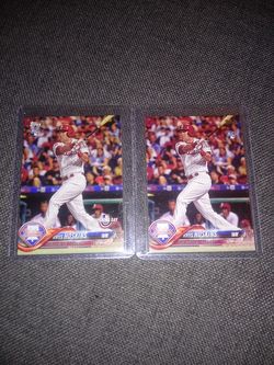 RHYS HOSKINS PHILADELPHIA PHILLIES TOPPS RC