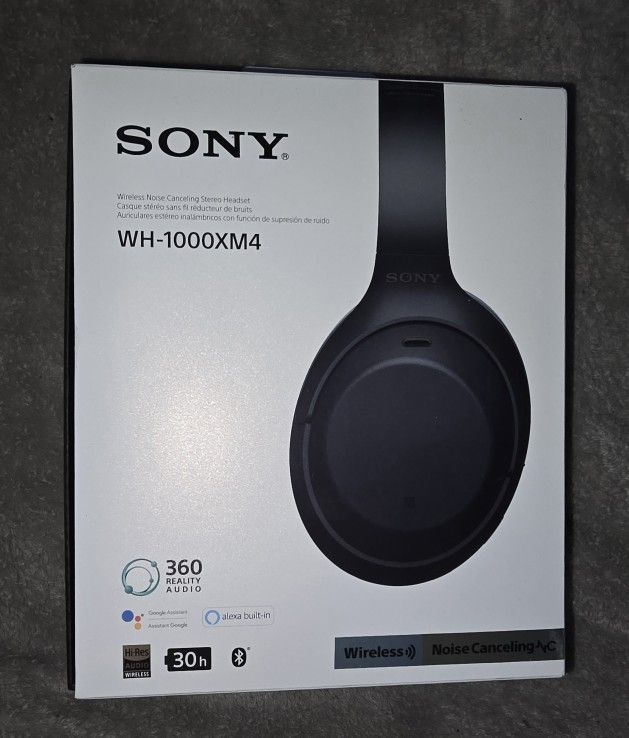 Sony WH-1000XM4 Wireless Premium Noise Canceling Overhead Headphones with Mic for Phone-Call and Alexa Voice Control