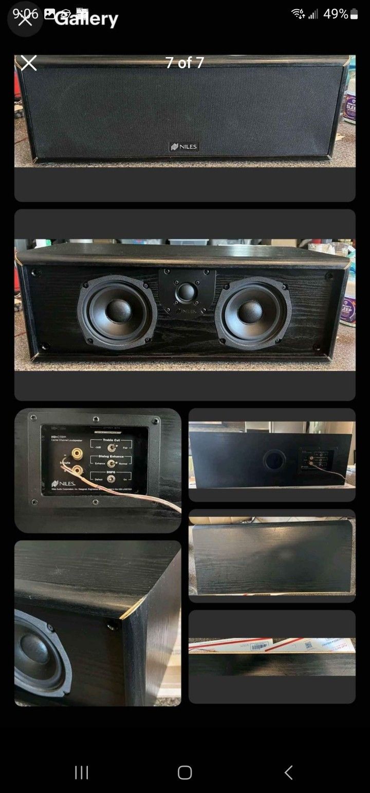 CENTER HOME SPEAKER, NILES HD