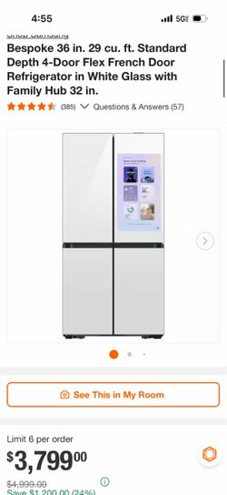 New Samsung refrigerator