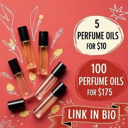 5 Perfume Oils For $10 DM For List