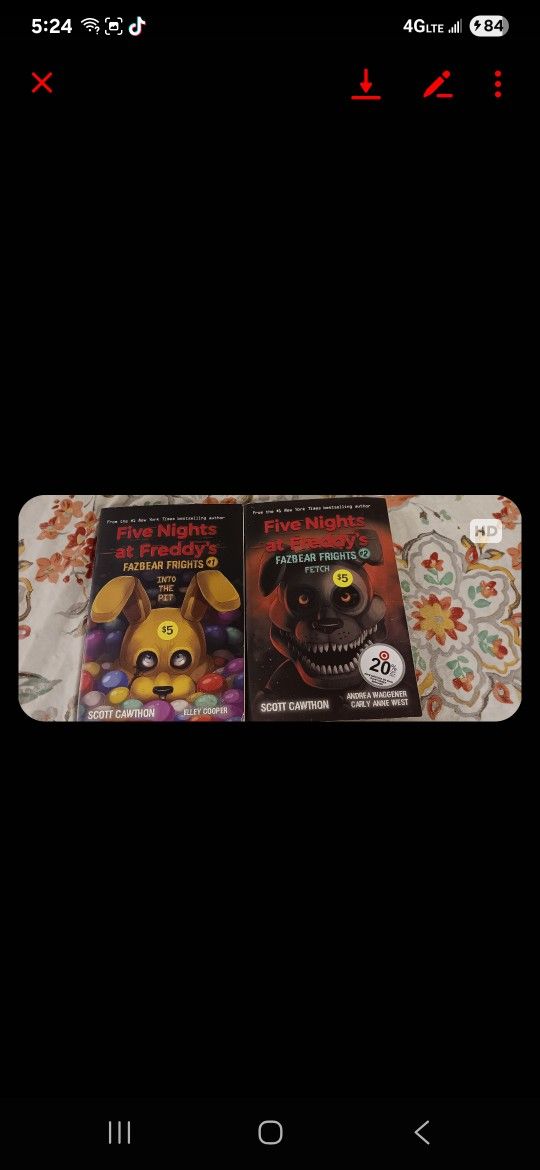 Nigth Of Freddy Books