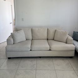 3 Seater Cream Beige Couch