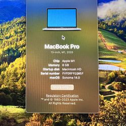 2020 M1 MacBook pro