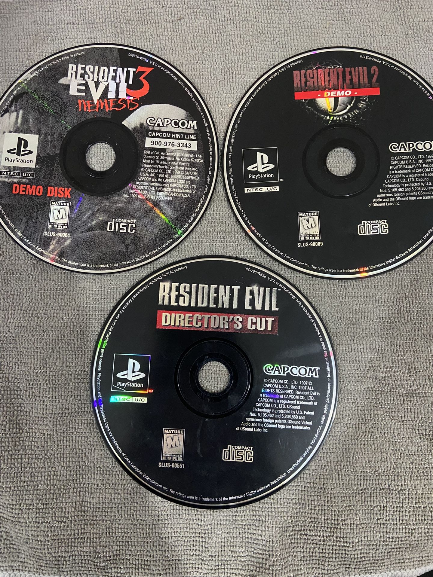 Resident Evil Loose Discs
