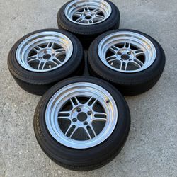 Rims RPF1 LIGHT WEIGHT 15 Wheels 4x100 For Accord Civic Jetta Passat Golf Sentra Versa Celica Corolla Lancer  Audi Scion BMW 