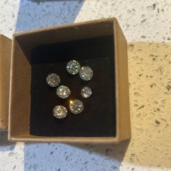 6 1ct Moissanites & .5ct