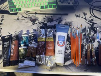 Acrylic Paint Supplies (ANY OFFER GOOD)