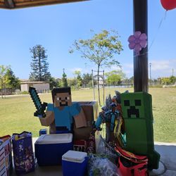 Minecraft Party Decor