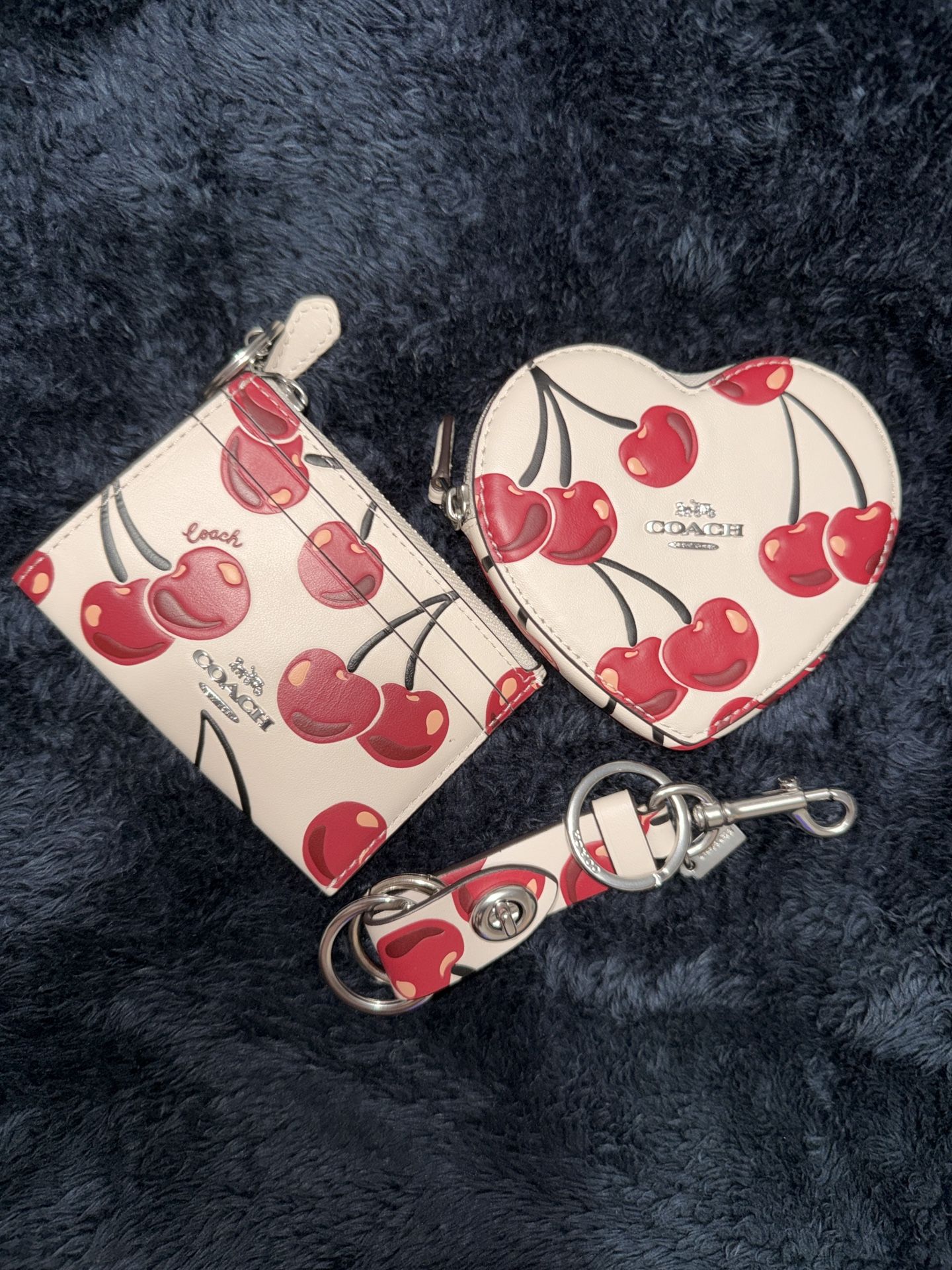 Cherry Coach Wallet Set
