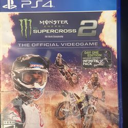 PS4 GAME MONSTER ENERGY SUPERCROSS 2