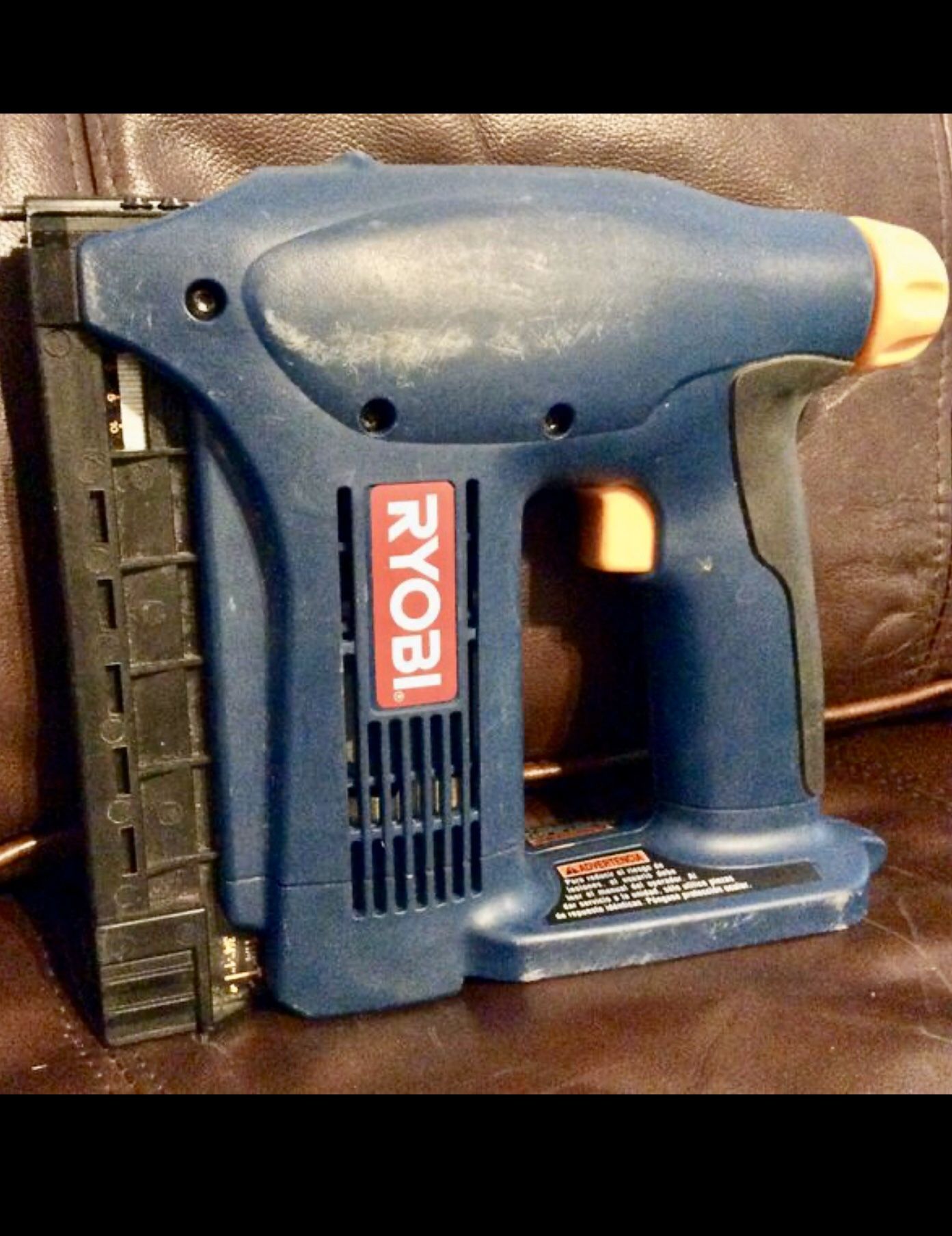 Used Ryobi P300 18 Volt Cordless Nailer/Stapler for sale, 40 OBO for