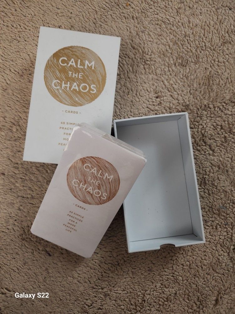 Calm The Chaos Cards