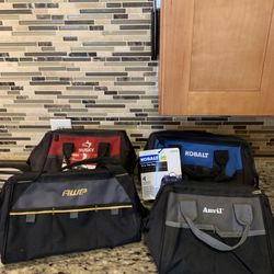 Tool Bags 12” And 10” 3 Bags