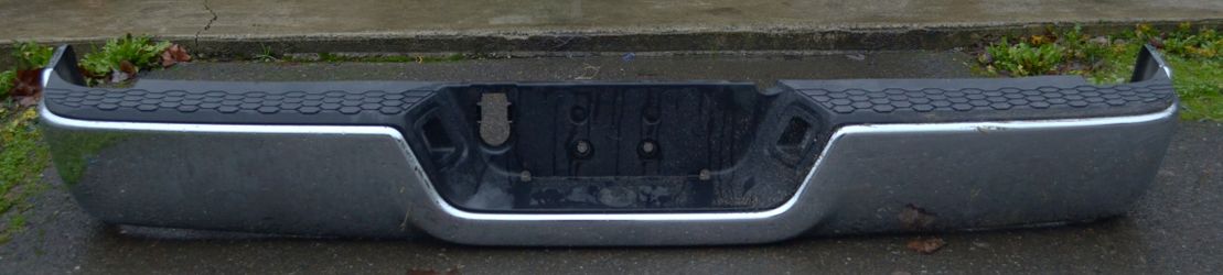 USED REF#M155 || 2009-2018 DODGE RAM 1500 || REAR METAL BUMPER COVER ONLY