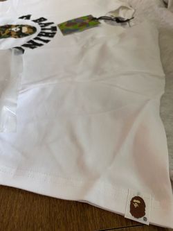 BAPE A Bathing Ape White Graphic T-Shirt