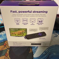 Roku Streaming Stick 4K  Streaming Device 4K/HDR/Dolby Vision