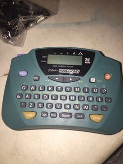 P Touch home and hobby label maker