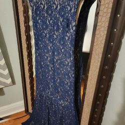 Navy Blue Gown Large