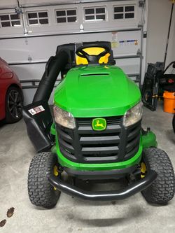 John Deere S140 Mower w/ Baggage System