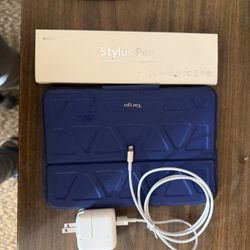 Ninth Generation Ipad With Case Charger And Stylus Pen