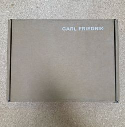 Brand New Carl Friedrik Palissy Double Briefcase in Navy