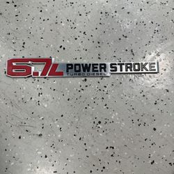 Ford Door Emblem 6.7L POWER STROKE TURBO DIESEL